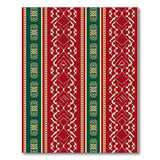 Striped Red Green Gold Heritage Rug