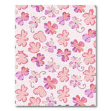 Floral Vintage Whimsical Pink Floral Area Rug