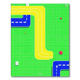 Retro Race Track Kids Play Rug