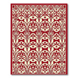 Red Ivory Traditional Persian Area Rug