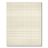 Beige Neutral Grid Check Area Rug
