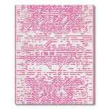 Geometric Modern Pink Geometric Abstract Area Rug