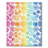 Tropical Pride Distressed Stamp Area Rug
