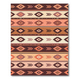 Southwestern Diamond Arrow Pattern Area Rug
