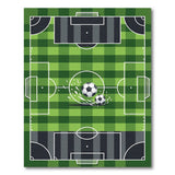 Soccer Field Kids Area Rug
