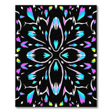 Vibrant Prismatic Geometric Area Rug