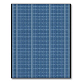 Geometric Modern Navy Blue and White Plaid Area Rug