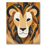 Golden Lion Geometric Area Rug