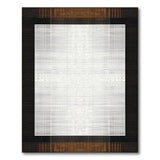 Geometric Modern Black White Halftone Dot Gradient Area Rug