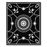 Black and White Intricate Black White Mandala Area Rug