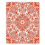 Elegant Red Persian Floral Medallion Traditional Persian Rug