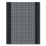 Black and White Black White Dotted Grid Geometric Area Rug