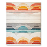 Arched Horizon Multi-Color Area Rug