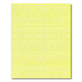 Vibrant Yellow Geometric Lattice Area Rug
