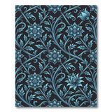 Elegant Blue Mandala Floral Area Rug