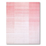 Pink Ombre Vertical Stripe Area Rug
