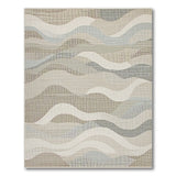 Coastal Wave Beige Area Rug