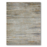 Distressed Grey Beige Woven Area Rug