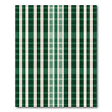 Geometric Modern Green Green Plaid Checkered Area Rug