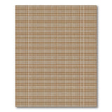 Tan Beige Woven Grid Area Rug