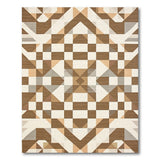Geometric Modern Geometric Brown Tan Area Rug