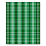 Green Plaid Checkered Geometric Modern Area Rug