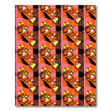 Vibrant Geometric Fish Pattern Area Rug