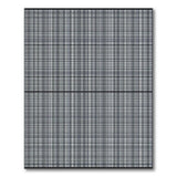 Bold Black White Plaid Black and White Area Rug