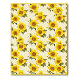 Vibrant Sunflower Scatter Area Rug