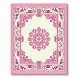 Traditional Persian Ornate Pink Persian Floral Area Rug