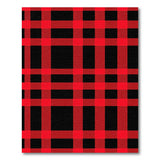Black and Red Buffalo Check Area Rug
