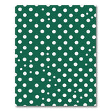 Geometric Modern Vibrant Green Polka Dot Area Rug