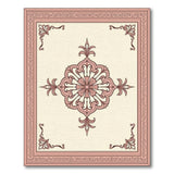 Elegant Pink Medallion Persian Area Rug