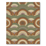 Layered Circle Geometric Area Rug