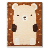 Adorable Cartoon Bear Kids Area Rug