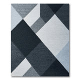 Grey Modern Geometric Grey Triangle Area Rug