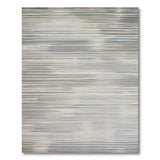 Grey Modern Grey Ombre Stripe Area Rug