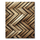 Gold Overlapping Frame Geometric Area Rug