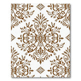 Ornate Brown Floral Vintage Area Rug