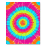Vibrant Spiral Multi-Color Area Rug