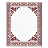 Traditional Persian Ornate Red Border Persian Area Rug