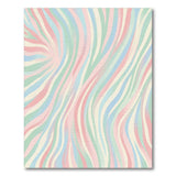Pastel Wave Abstract Area Rug