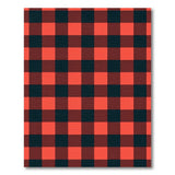 Red Plaid Bold Red Black Buffalo Plaid Area Rug