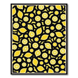 Zesty Yellow Lemon Slice Area Rug