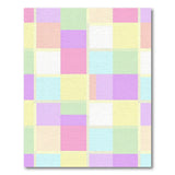 Pastel Patchwork Geometric Area Rug
