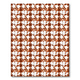 Brown and Tan Modern Geometric Brown Tan Area Rug
