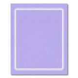Purple Scalloped Lace Border Area Rug