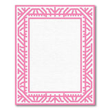 Pink Heritage Tribal Border Area Rug
