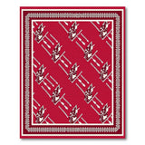 Red Heritage Tribal Bird Area Rug