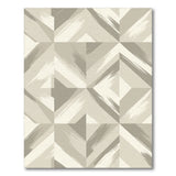 Beige and Neutral Beige Geometric Area Rug